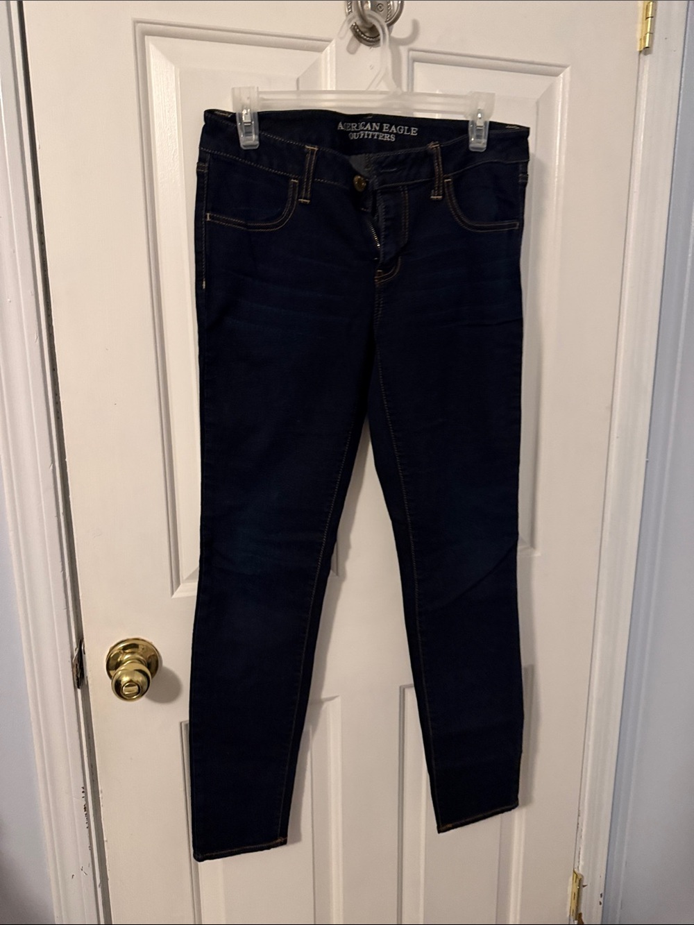 American Eagle Outfitters Skinny Jeans in Dark Indigo